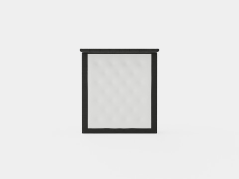 Joluma Complete Bed Package Continental Bed Black 3D Model
