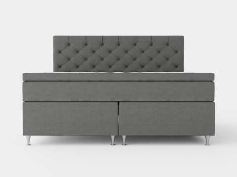 Joluma Complete Bed Package Continental Bed Gray 3D Model