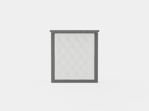 Joluma Complete Bed Package Continental Bed Gray 3D Model