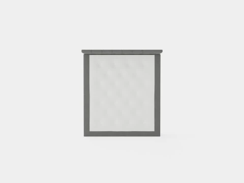 Joluma Complete Bed Package Continental Bed Gray 3D Model