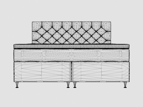 Joluma Complete Bed Package Continental Bed 3D Модель
