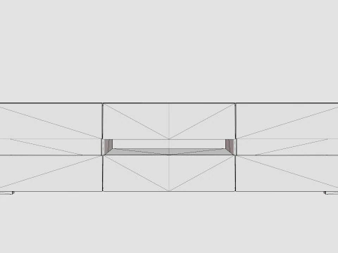 Jugansbo TV Bench Led Lighting 3D Model