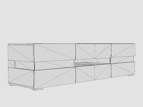 Jugansbo TV Bench Led Lighting Model 3D