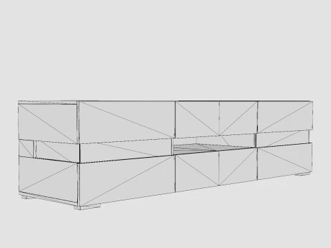 Jugansbo TV Bench Led Lighting 3D Model