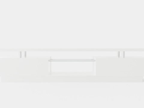 Jugansbo TV Bench 2 Shelves Led Lighting Modelo 3D