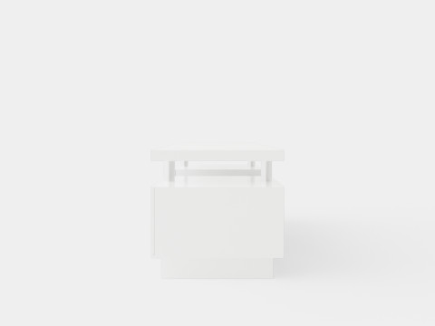 Jugansbo TV Bench 2 Shelves Led Lighting Modelo 3D