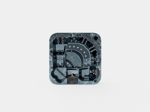 Jupiter Spa 94 Jets 6 People Incl Lid 3D Model