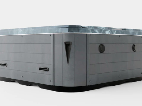 Jupiter Spa 94 Jets 6 People Incl Lid 3D Model