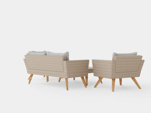 Karlskrona Sofa Group 3D Model