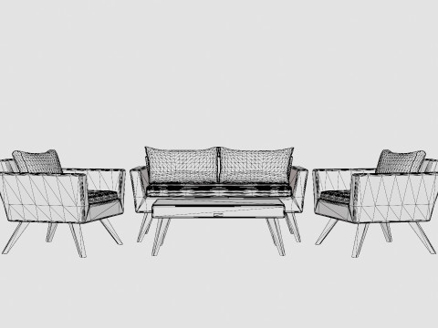 Karlskrona Sofa Group 3D Modell