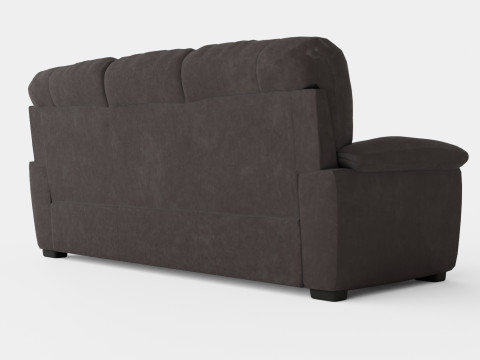 Lindby 3 Seater Sofa Dark Gray 3D Модель