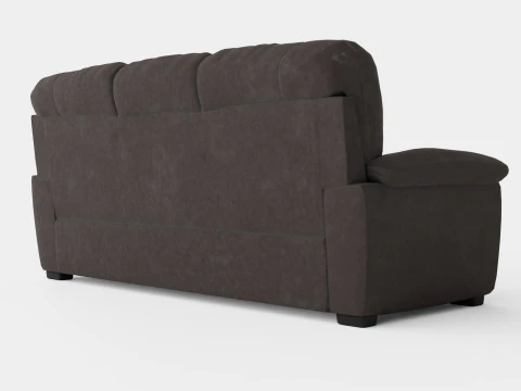 Lindby 3 Seater Sofa Dark Gray 3D Model