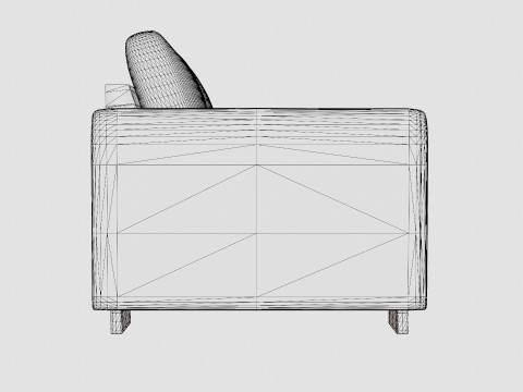 Link 2 Seater Sofa 3D Model