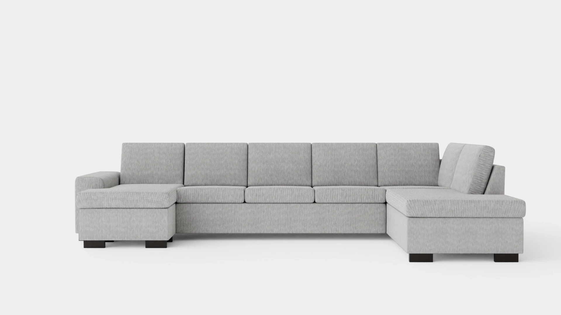 Link U Sofa Xxl With Divan Left 3D Model .c4d .max .obj .3ds .fbx .stl .blend