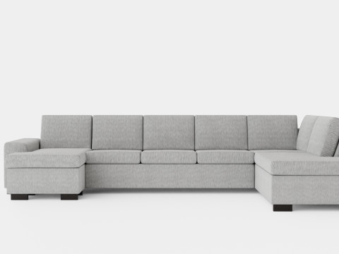 Link U Sofa Xxl With Divan Left Modello 3D