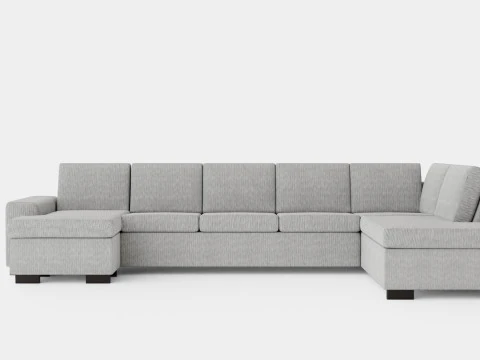 Link U Sofa Xxl With Divan Left 3D Model