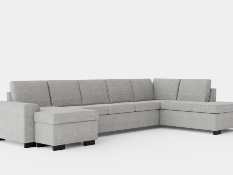 Link U Sofa Xxl With Divan Left Modelo 3D