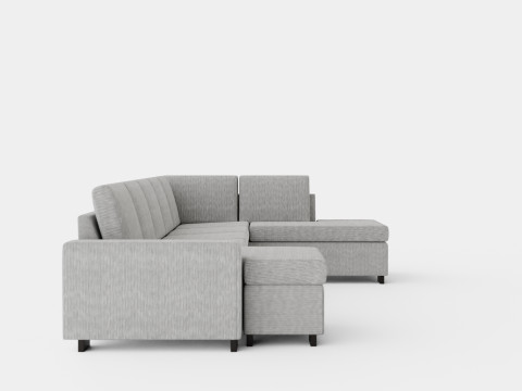 Link U Sofa Xxl With Divan Left Modelo 3D