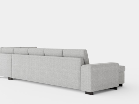 Link U Sofa Xxl With Divan Left Modelo 3D