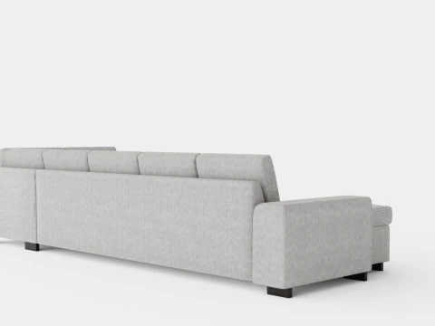 Link U Sofa Xxl With Divan Left 3D Model