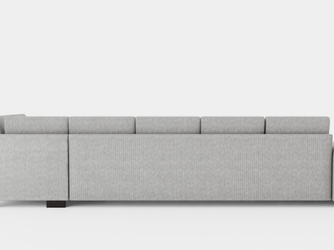 Link U Sofa Xxl With Divan Left Modelo 3D