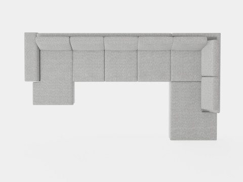 Link U Sofa Xxl With Divan Left Modelo 3D