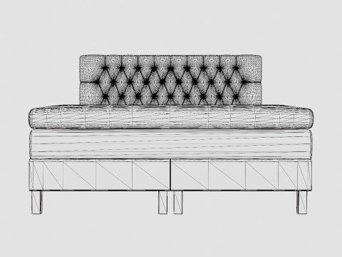 Lucky Complete Bed Package Memory Diamond Bed Give Modello 3D