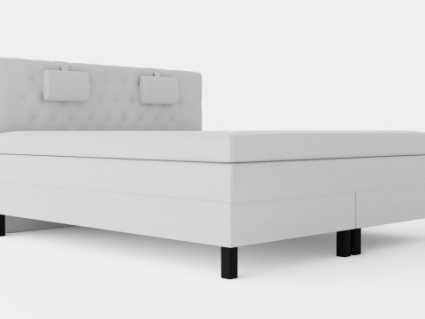 Lucky Complete Bed Package Memory Diamond Bed Give 3D Model