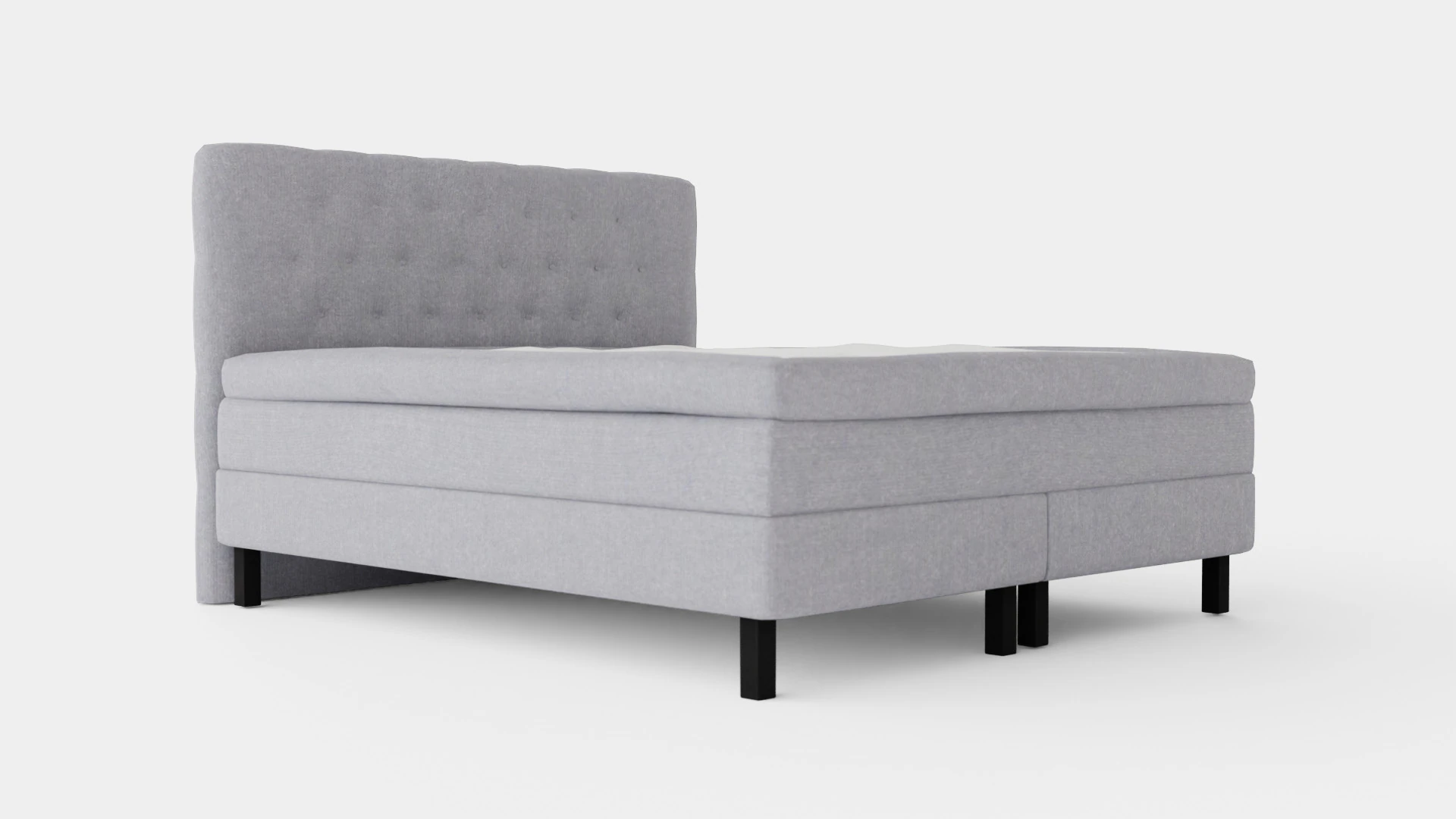 Lucky Complete Bed Package Polyester Diamond Bed Wave 3D Model .c4d .max .obj .3ds .fbx .stl .blend