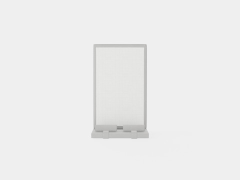 Lucky Continental Bed Polyester 3D Model