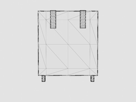 Lucky Continental Bed Polyester 3D Model