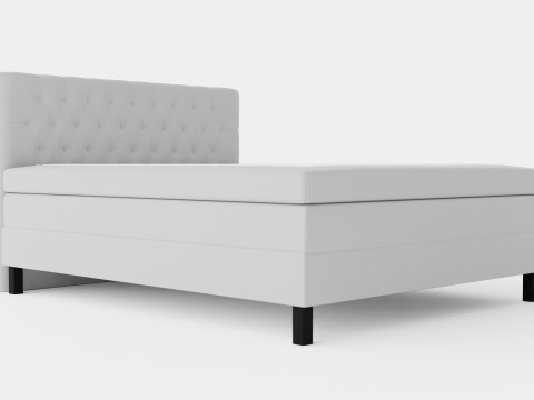Lucky Continental Bed Polyester Model 3D