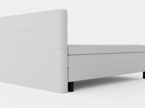 Lucky Continental Bed Polyester 3D Model