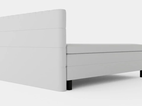Lucky Continental Bed Polyester 3D Model