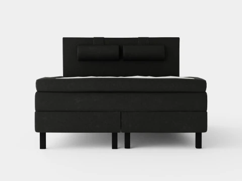 Lucky Continental Bed Black 3D Model