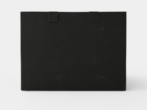 Lucky Continental Bed Black 3D Model