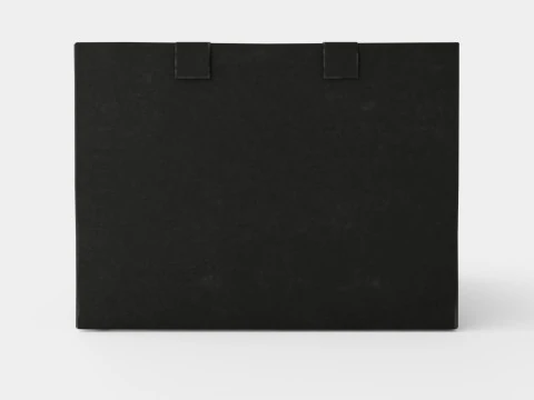 Lucky Continental Bed Black 3D Model