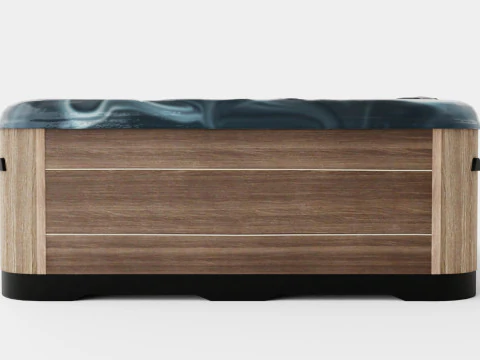 Luxou Dark Spa Bath 73 Jets 5 Person 3D Model