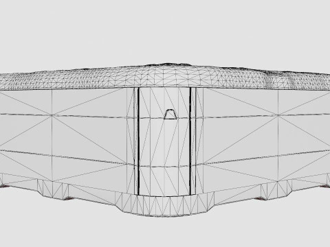 Luxou Dark Spa Bath 73 Jets 5 Person 3D Model