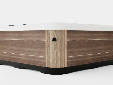 Luxouz Light Spa Bath 73 Jets 5 Person 3D Model