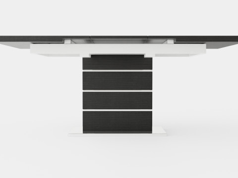 Macahan Extensionable Dining Table Modello 3D