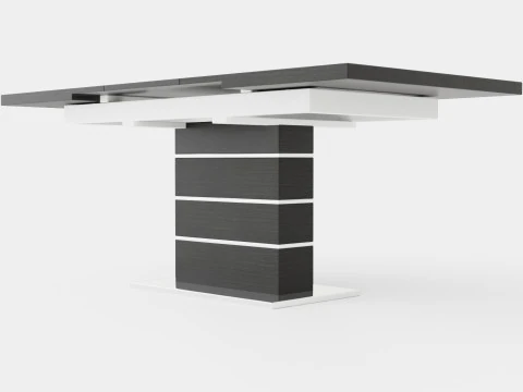 Macahan Extensionable Dining Table 3D Model