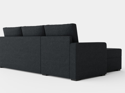 Maja Sofa Bed 3 Seater Reversible Dark Gray 3Dモデル