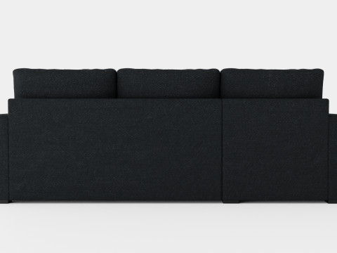 Maja Sofa Bed 3 Seater Reversible Dark Gray 3Dモデル
