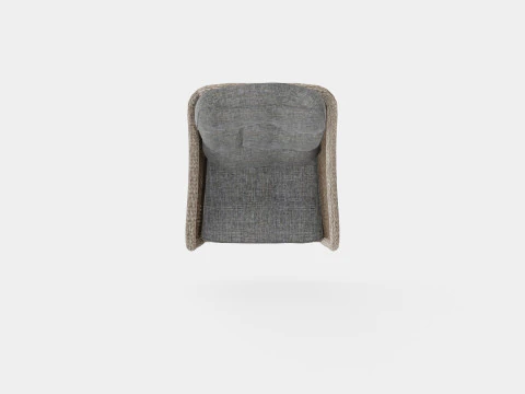 Marcus Armchair with Cushion 3D Model