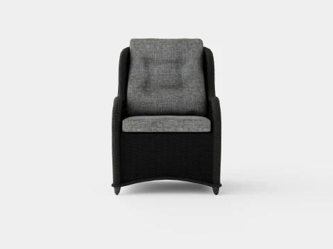 Marcus Ear Patches Armchair 3D Model