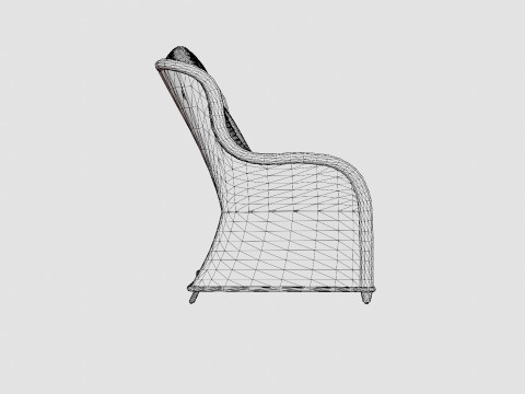 Marcus Ear Patches Armchair Modelo 3D