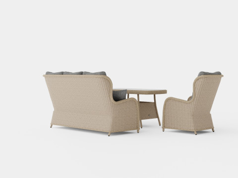 Marcus Sofa Group 3 Seater Ink Armchairs Modèle 3D