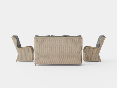 Marcus Sofa Group 3 Seater Ink Armchairs Modèle 3D
