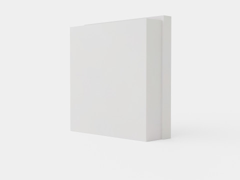 Maxima Wardrobe Led Lighting 2 Sliding Doors White Modelo 3D